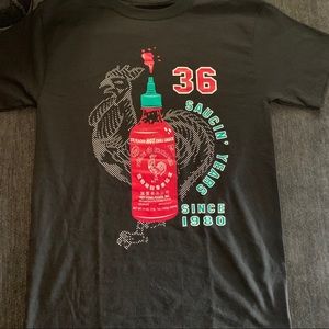Sriracha saucin’ tee
